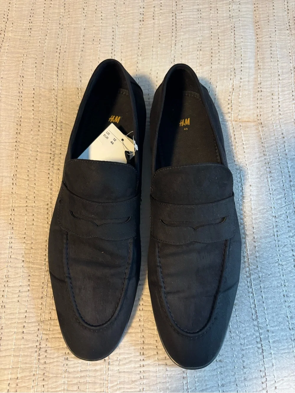 H&M Black Men's Slip-On Loafers